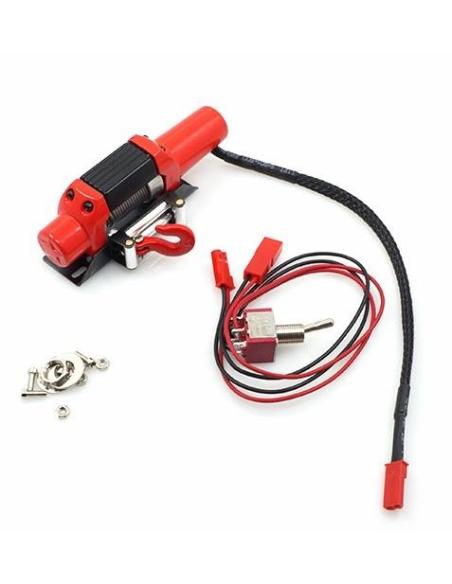 Metal Steel Wired Winch Control Unit Type A (8v) Yeah Racing (Red)