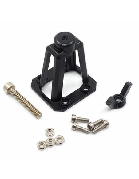 Steel Spare Tire Carrier For RC Crawler Black.
