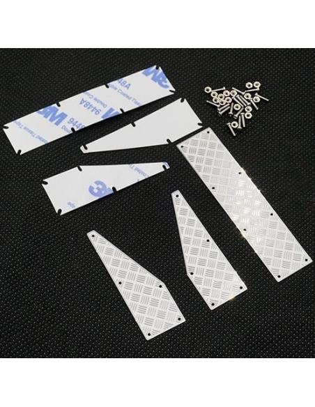 Stainless Steel rear Bumber Diamond Plate for Traxxas TRX4