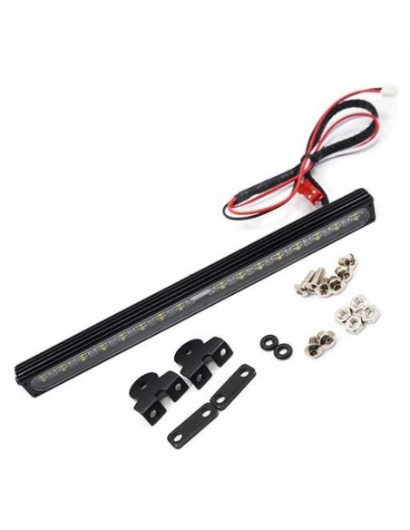 Aluminum White Super Bright LED Light Bar Black 1/10 (15cm)