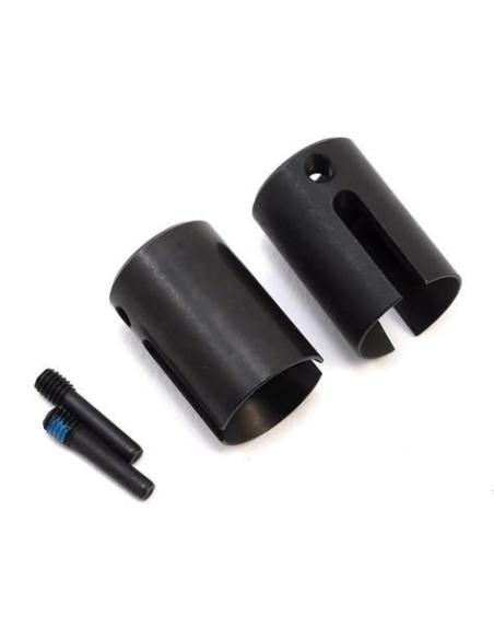 Drive cup, machined steel (2)/ 4x17mm screw pins (2) E-Revo VXL 2.0.