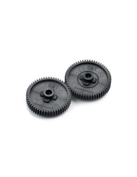 Tamiya 53665 (OP665) TT-01 Spur Gear Set (55T /58T)