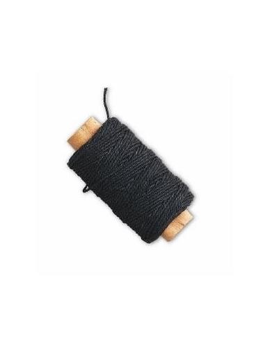 8813 Hilo de algodón negro 0.8mm (10 m)