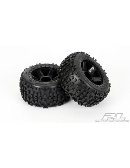 Badlands 3.8" (Traxxas Style Bead) All Terrain Tires Mounted