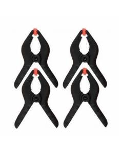 Set 4 pinzas sujeción 30mm.