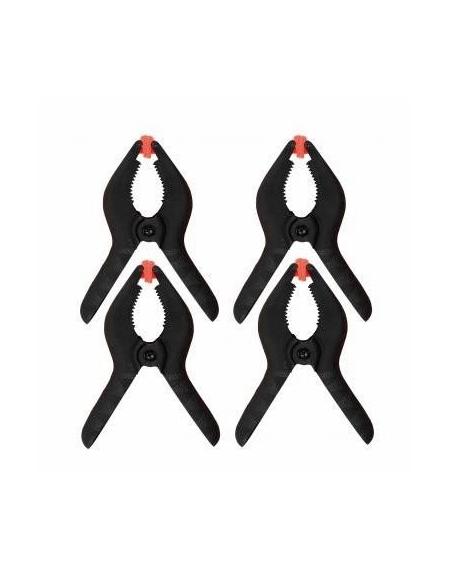 Set 4 pinzas sujeción 30mm.