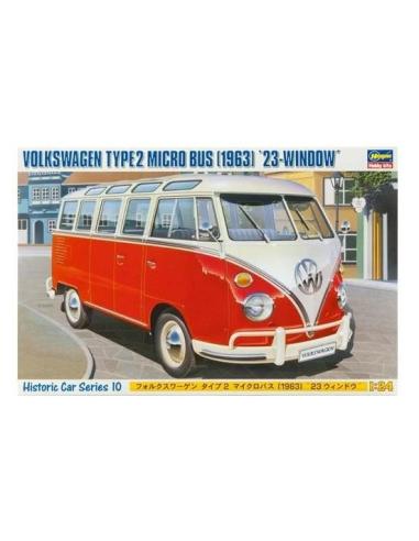 Volkswagen Type 2 Micro Bus (1963) 1/24 Hasegawa