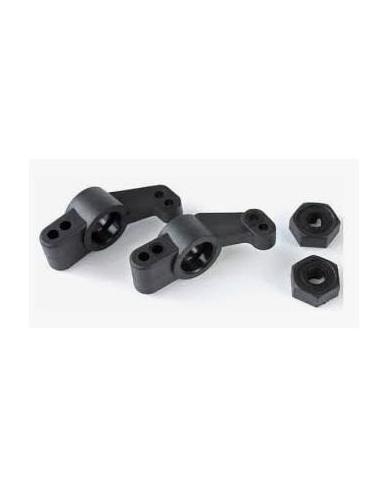 Rear Hub Carrier + Hex Wheels Adapter S10 TC
