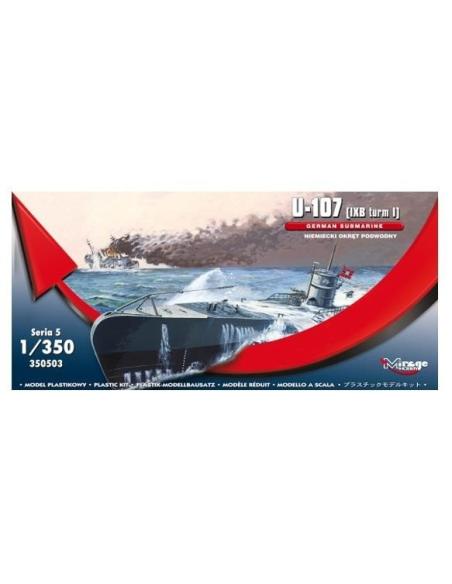 U-107 (IXB turm I) 1/350 Mirage