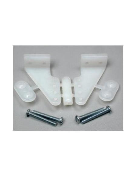 Control Horns Nylon 1x Left 1 Right DU-BRO (2u)