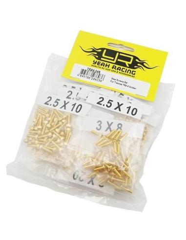 Gold Steel Screw Set For Traxxas TRX-4