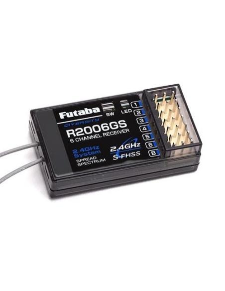 Receptor Futaba R2006GS S-FHSS 6 canales.