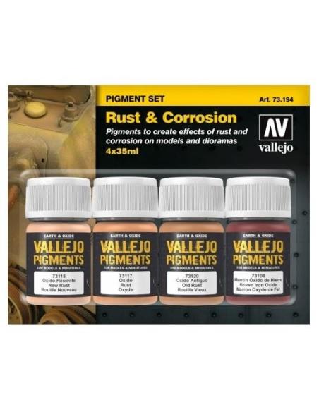 SET PIGMENTOS VALLEJO : Oxido y corrosión