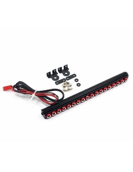 Aluminum White LED Light Bar Red for Crawler 1/10