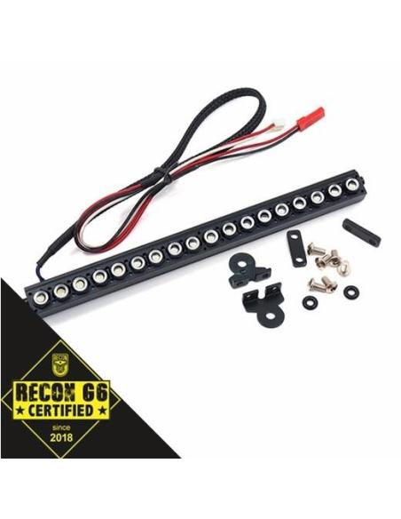 Aluminum White LED Light Bar Black for Crawler 1/10