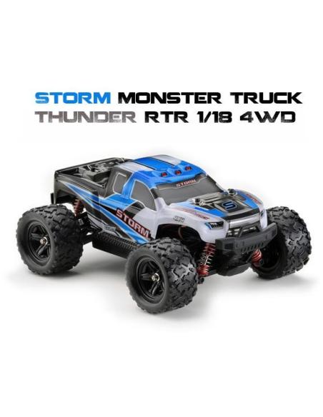 Monster Truck STORM 1/18 4WD RTR (Azul) ABSIMA