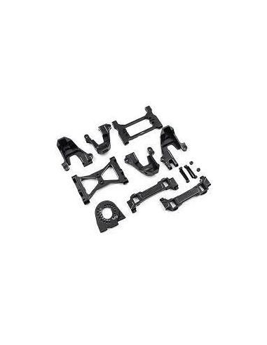 Aluminium Upgrade Parts Set For Traxxas TRX4 Black