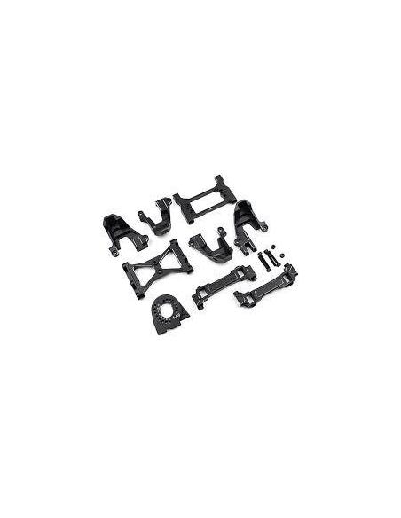 Aluminium Upgrade Parts Set For Traxxas TRX4 Black