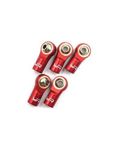 Rótulas Aluminio M3 (5) - Rojo