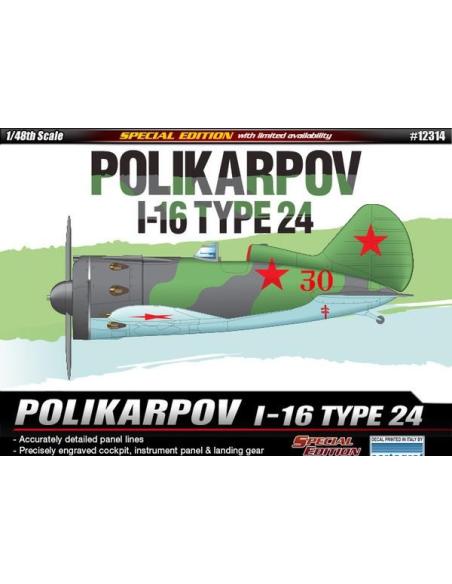 Polikarpov I-16 type 24 limited Academy 1/48