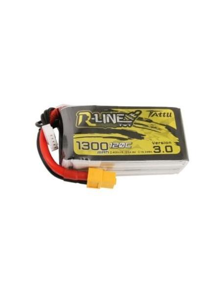 Batería Lipo Tattu R-Line 1300mAh 120C 4S