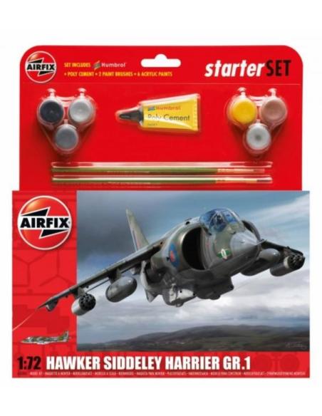 Hawker Harrier GR1 Starter Set Airfix 1/72