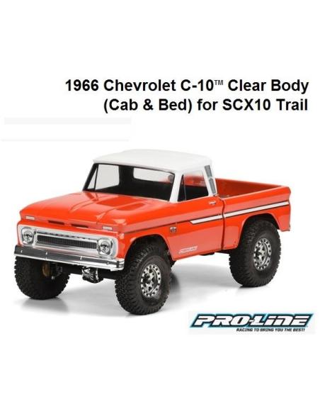1966 Chevrolet C-10 Clear Body (Cab & Bed)  (313mm)