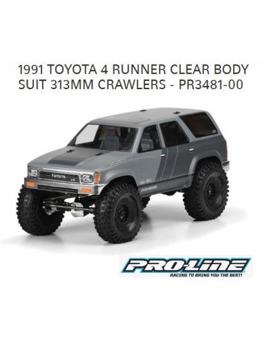 1991 Toyota 4Runner Clear Body for 12.3 (313mm) Wheelbase
