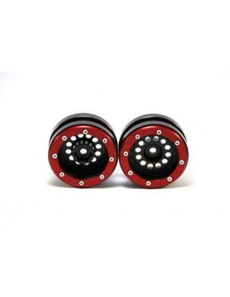 Beadlock Wheels PT-Bullet Black/Silver 1.9 Metsafil (2u)