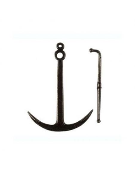 ANCLA DE ALMIRANTAZGO - 40 x 25 mm. (2 Unid.)