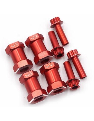 Adaptador 15mm Hexágono 12mm en aluminio - YEAH RACING