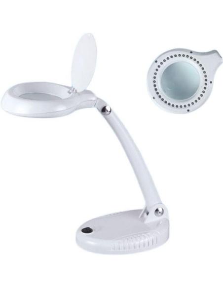 Lupa de Sobremesa con Led 3 y 8 Diotrías 60 LEDS