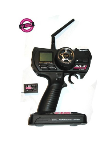 OFERTA!! Emisora XG-6i Race-Spec 2.4 GHz. de GM Racing 3 canales
