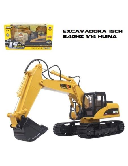 Excavadora 15CH 2.4GHZ 1/14 HUINA