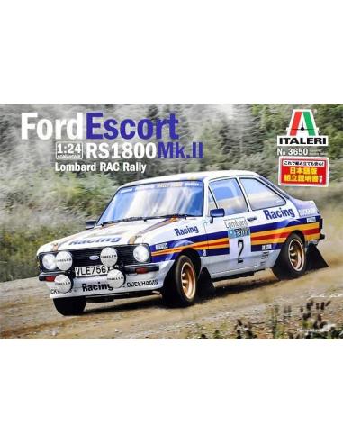 Ford Escort RS1800 MK. II Lombard RAC Italy 1/24 Italeri