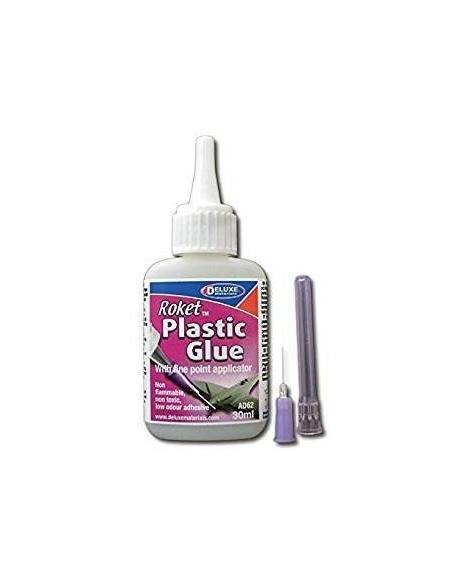Pegamento DELUXE Rocket Plastic - Con aguja (30ml)