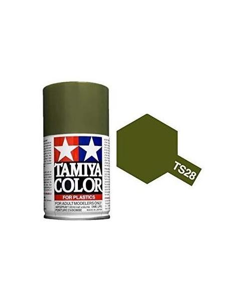 PINTURA SPRAY TAMIYA TS-28, VERDE OLIVA DRAB 2