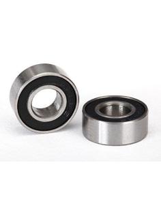 Ball bearings, black rubber...