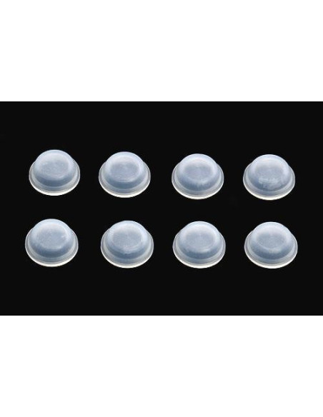 AS89063 Diafragma amortiguador transparente RC-8 RTR