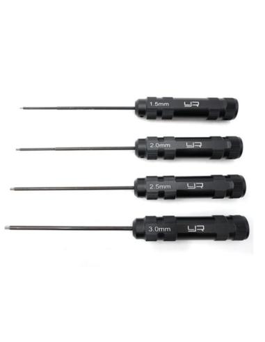 Set de destornilladores allen (1.5/2.0/2.5/3.0mm)