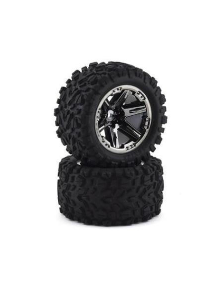 Traxxas Talon EXT 2.8" Pre-Mounted Tires w/RXT Wheels (2) (Black Chrome)