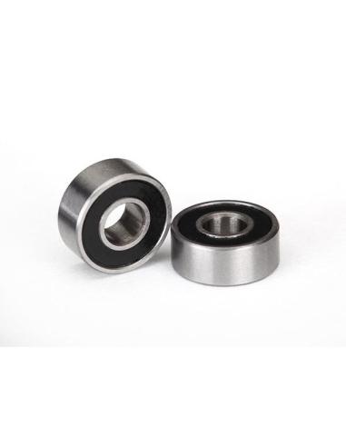 Rodamientos Black rubber 4x10x4mm Traxxas (2u)