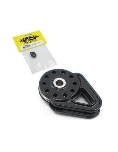 Heavy Duty Winch Snatch Block Black