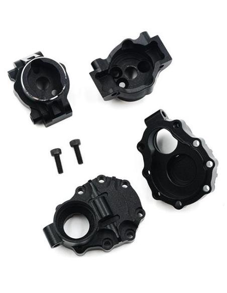 Aluminum Rear C-Hubs For Traxxas TRX-4 Black Yeah Racing