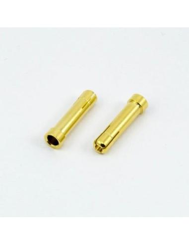 Adaptador banana 4mm Macho a 5mm Hembra (2u.)