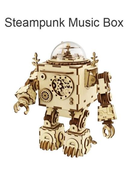 Steampunk Music Box- AM601 Orpheus by ROBOTIME