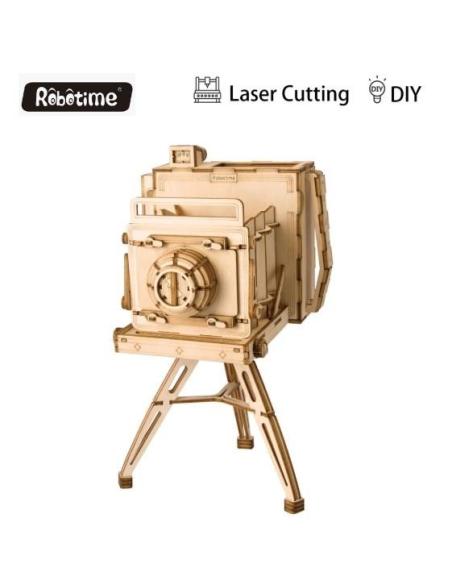 Modern 3D Wooden Puzzle-Non Animals TG403 Vintage Camera
