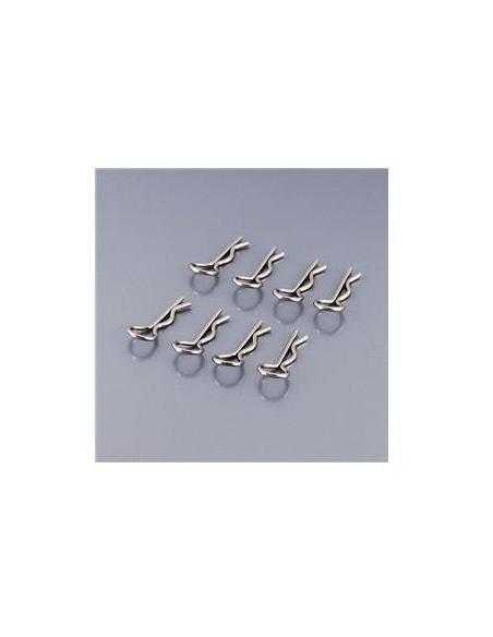 Clips carrocería para 1/8 (8u)