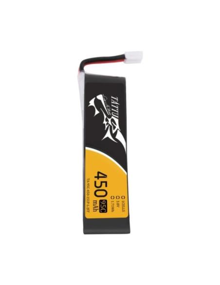 Batería LiPo Tattu 450mAh 95C 3.8V HV 1S