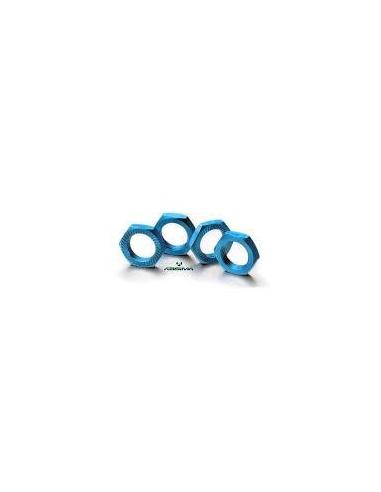 Tuercas de rueda 17mm Absima - Azul